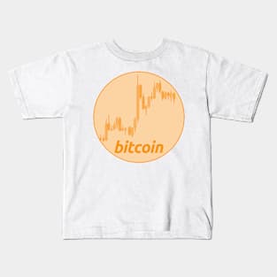 Bitcoin - Orange Kids T-Shirt